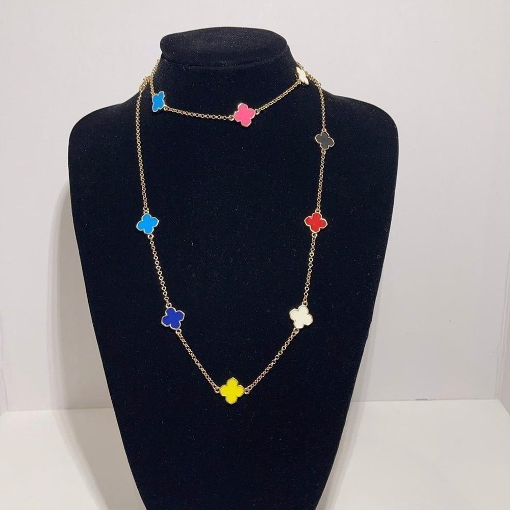 MALA NECKLACE COLOR CLOVER NECKLACE SA1